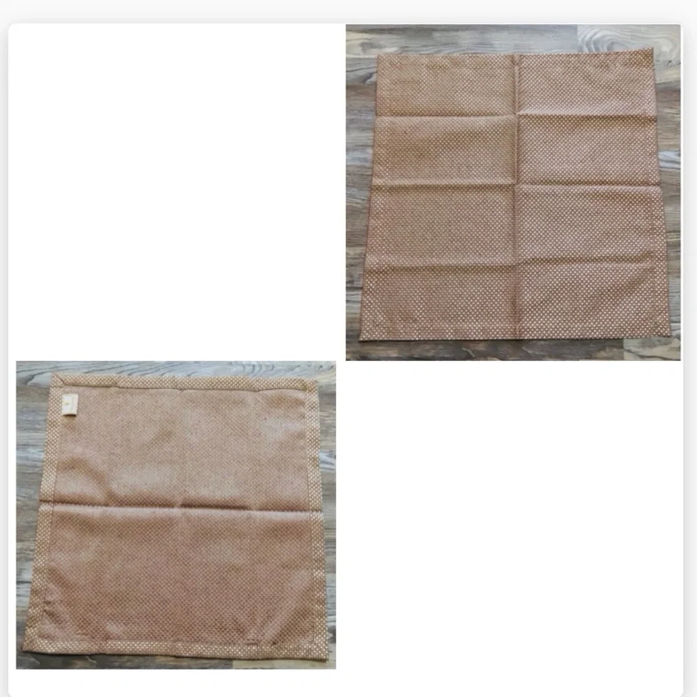 Waterford Wine and Gold Cloth Basketweave Napkins set of 11